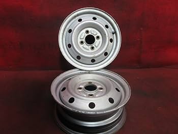 13インチ　スチールホイール 4穴-PCD100 4本セット　手渡し値引有 激安 中古 4本セット】 三菱 純正 スチールホイール 鉄ホイール